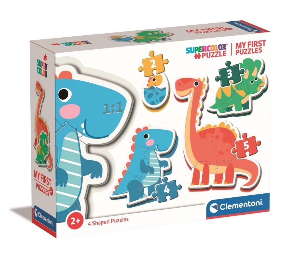 PUZZLE MY FIRST 2,3,4,5 EL CLM DINOSAURS PUD 20834 CLM CLEMENTONI